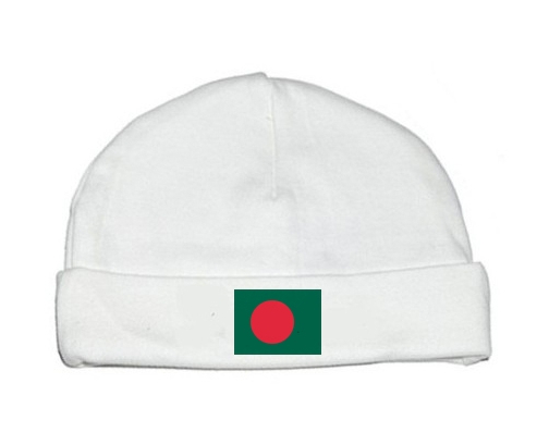 Bonnet bebé bandera personalizada de Bangladesh