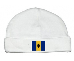 Bonnet bebé personalizado bandera de Barbados