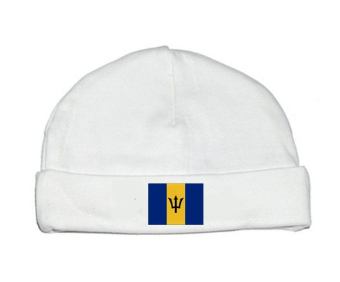 Bonnet bebé personalizado bandera de Barbados