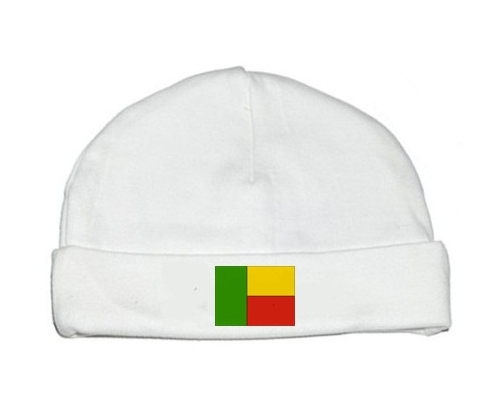 Bonnet bebé bandera benin personalizada
