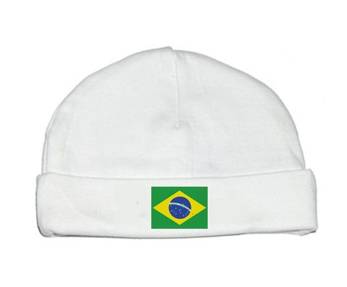 Bonnet bebé bandera personalizada Brasil