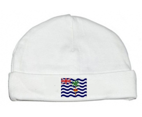 Bonnet bandera de bebé personalizada territorio británico del Océano Índico