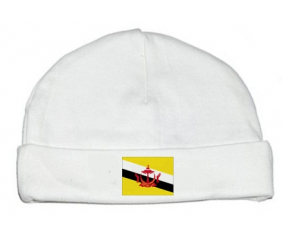 Bonnet bebé personalizado Brunei Darussalam Bandera