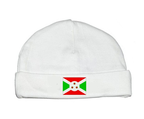 Bonnet bebé bandera personalizada Burundi