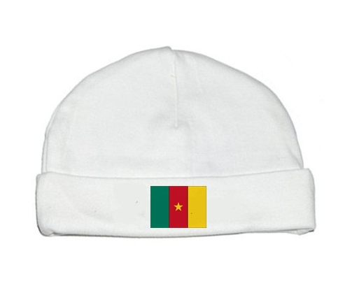 Bonnet bebé bandera personalizada Camerún