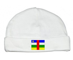 Bonnet bebé bandera personalizada República Centroafricana