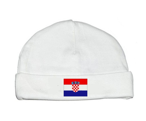 Bonnet bebé bandera personalizada croacia