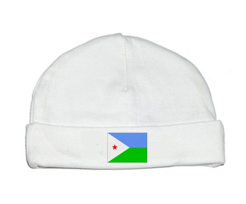 Bonnet bebé bandera personalizada Djibouti