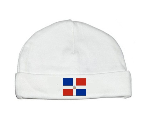 Bonnet bebé bandera personalizada de República Dominicana