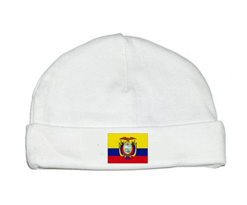 Bonnet bebé bandera personalizada de Ecuador