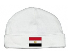 Bonnet bebé bandera personalizada Egipto