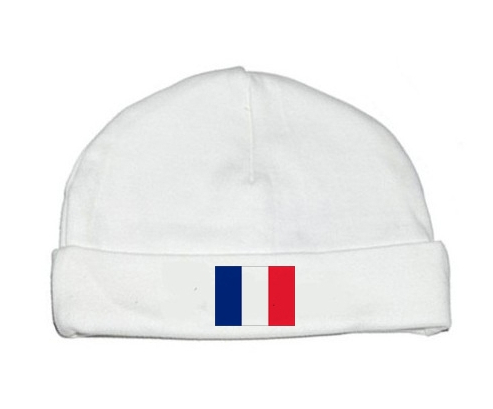 Bonnet France de la bandera personalizada del bebé