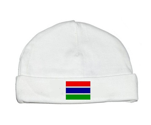Bonnet bebé bandera personalizada de Gambia