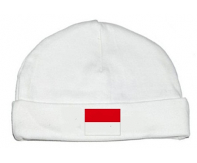 Bonnet bandera de bebé personalizada Indonesia