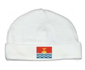 Bonnet bebé bandera kiribati personalizada