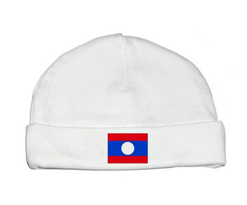 Bonnet bebé bandera laos personalizada