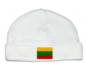 Bonnet bebé bandera personalizada de Lituania
