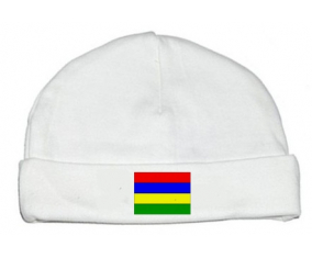Bonnet bebé bandera personalizada Mauricio