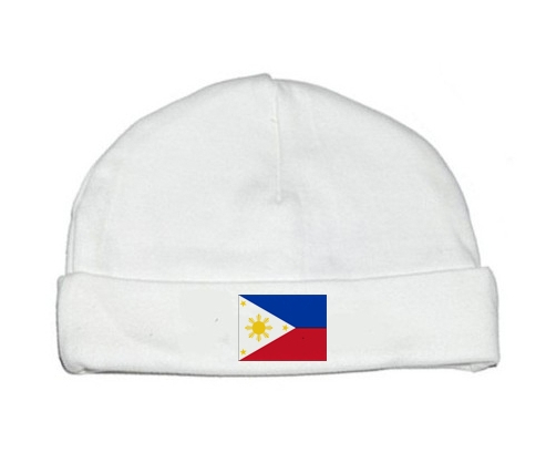 Bonnet bebé bandera personalizada de Filipinas