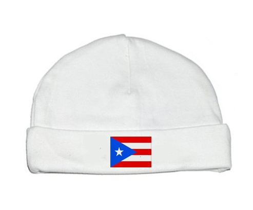 Bonnet Bebé Bandera Personalizada Puerto Rico