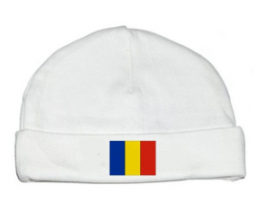 Bonnet bebé bandera personalizada Rumania