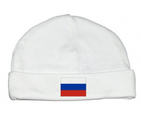 Bonnet bebé bandera personalizada Rusia