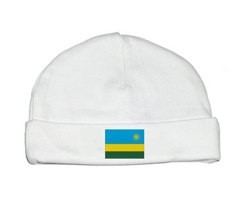 Bonnet bebé bandera personalizada Ruanda