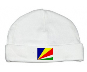 Bonnet seychelles de bandera de bebé personalizada