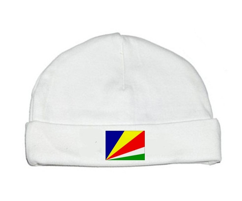 Bonnet seychelles de bandera de bebé personalizada