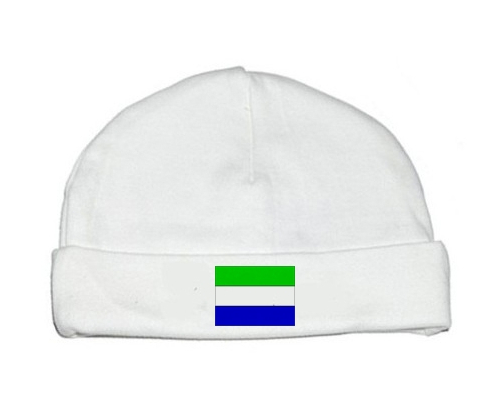 Bonnet bebé bandera personalizada de Sierra Leona