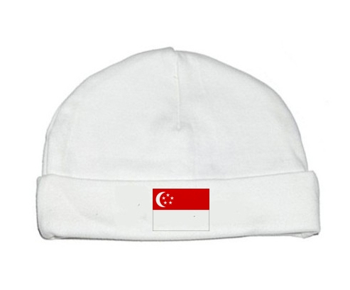 Bonnet bandera personalizada del bebé de Singapur