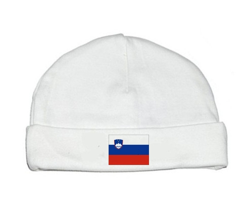 Bonnet bebé bandera personalizada Eslovenia