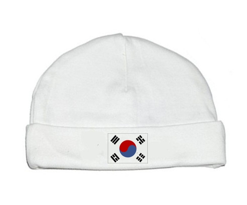 Bonnet bandera de bebé personalizada Corea del Sur