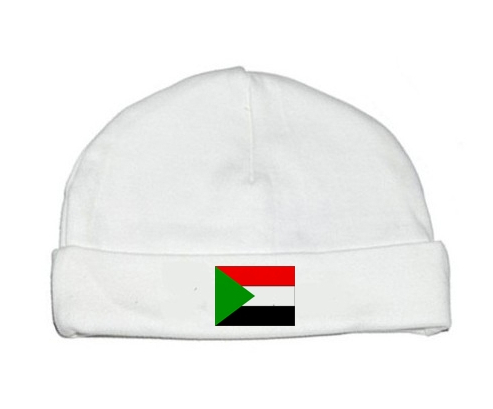 Bonnet bandera personalizada del Bebé Sudán