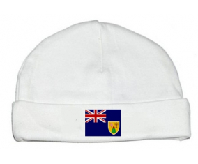 Bonnet bebé personalizado Bandera Islas Turcas y Caicos
