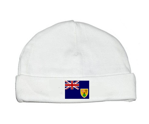 Bonnet bebé personalizado Bandera Islas Turcas y Caicos