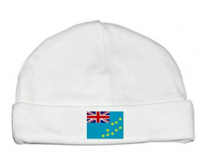 Bonnet bebé bandera personalizada de Tuvalu