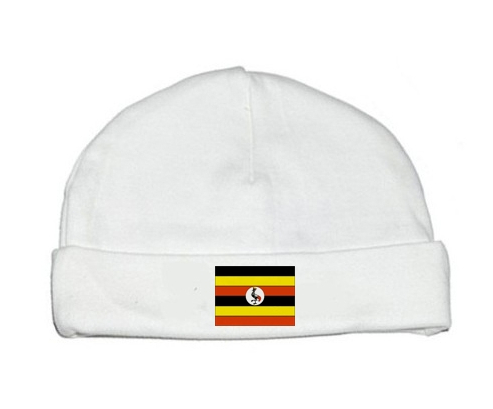 Bonnet bebé bandera personalizada de Uganda