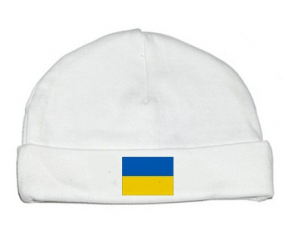 Bonnet bebé bandera personalizada de Ucrania