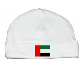 Bonnet bebé bandera personalizada de los Emiratos Árabes Unidos