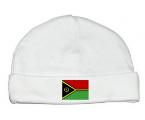 Bonnet bebé bandera de Vanuatu personalizada