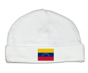 Bonnet bebé bandera personalizada de Venezuela