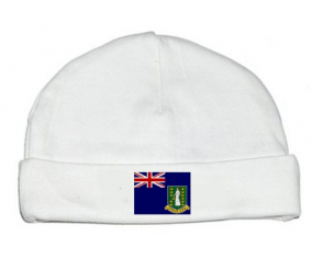 Bonnet bebé bandera personalizada las Islas Vírgenes
