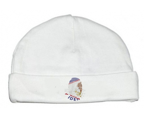 Bonnet impresión personalizada del bebé Mi identidad de Samoa Americana