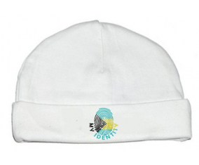 Bonnet impresión personalizada del bebé Mi identidad Bahamas