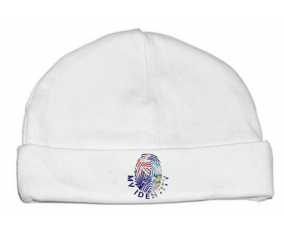 Bonnet impresión personalizada para bebés Mi identidad islas malvinas