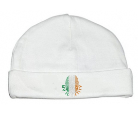 Bonnet impresión personalizada para bebés Mi identidad Irlanda