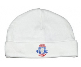 Bonnet impresión personalizada del bebé Mi identidad laos