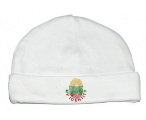 Bonnet impresión personalizada del bebé Mi identidad Lituania
