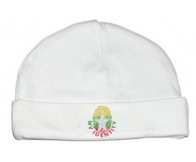 Bonnet impresión personalizada del bebé Mi identidad Myanmar